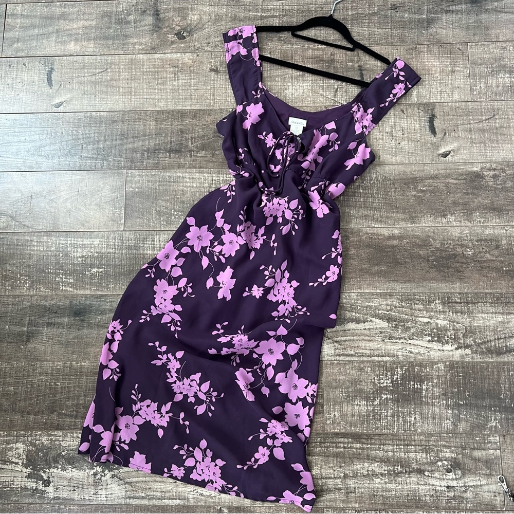 Y2K Charlotte Russe dress purple floral